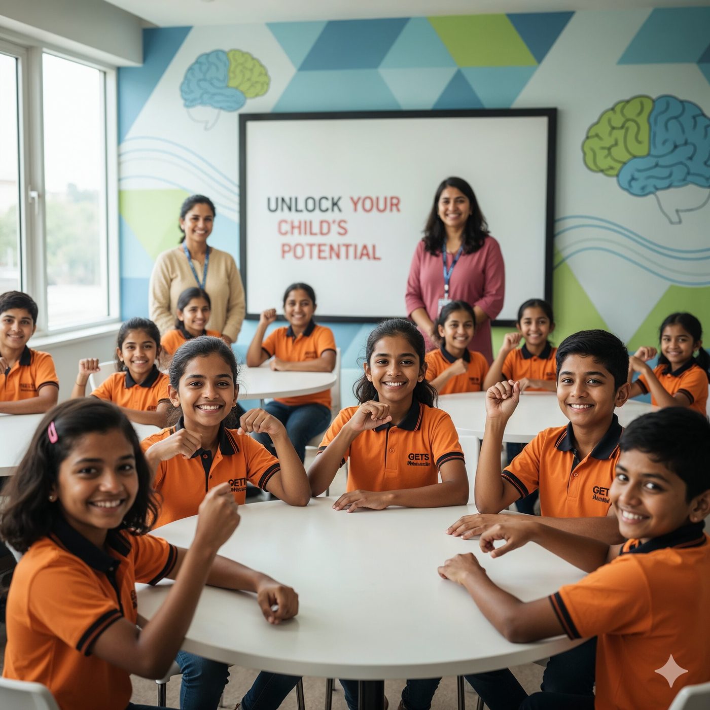 GETS Abacus students learning in class